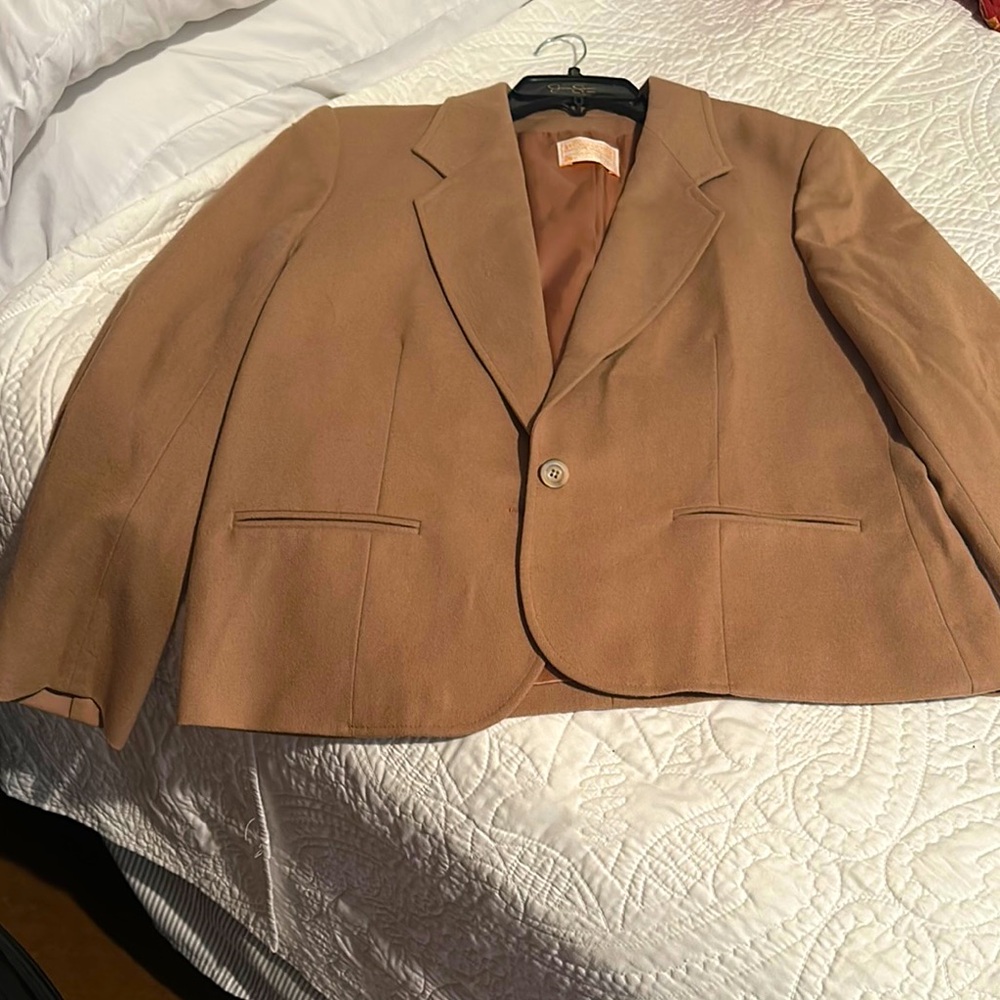 Pendleton Tan Blazer Jacket - image 1